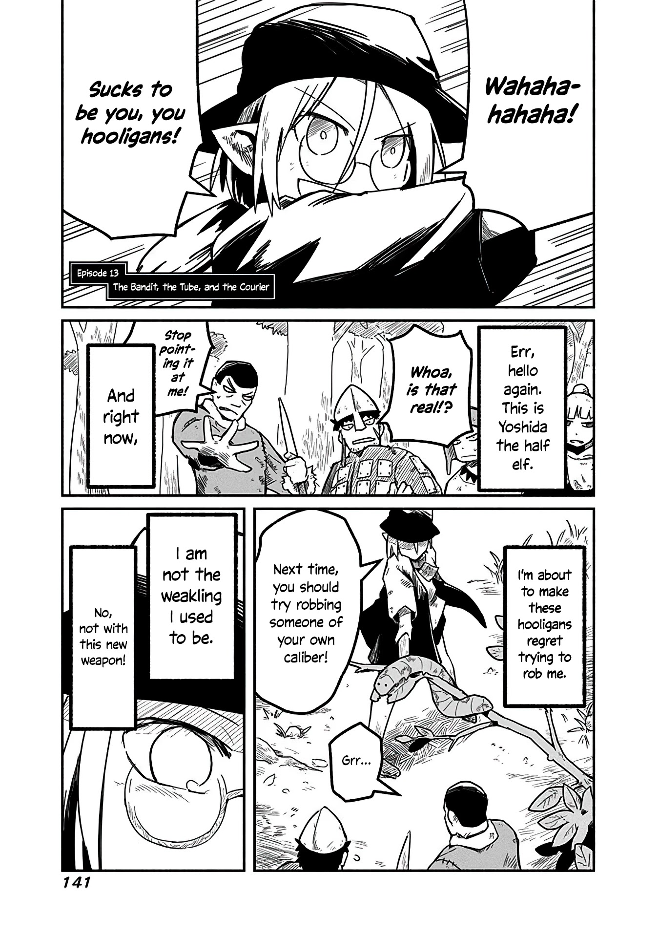 The Dragon, the Hero, and the Courier Chapter 13 page 2 - Chapter 13: The Bandit, the Tube, and the Courier