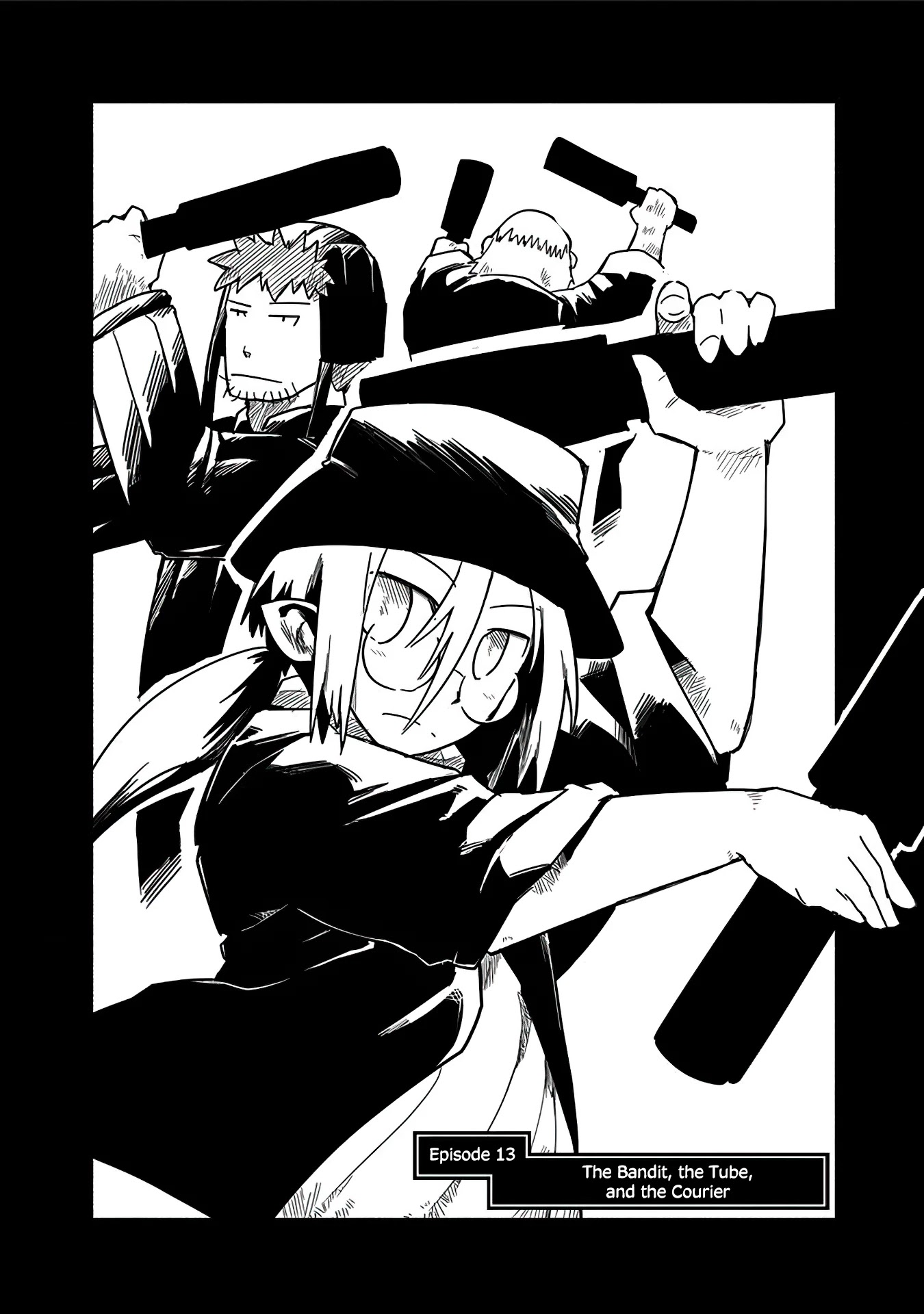 The Dragon, the Hero, and the Courier Chapter 13 page 3 - Chapter 13: The Bandit, the Tube, and the Courier