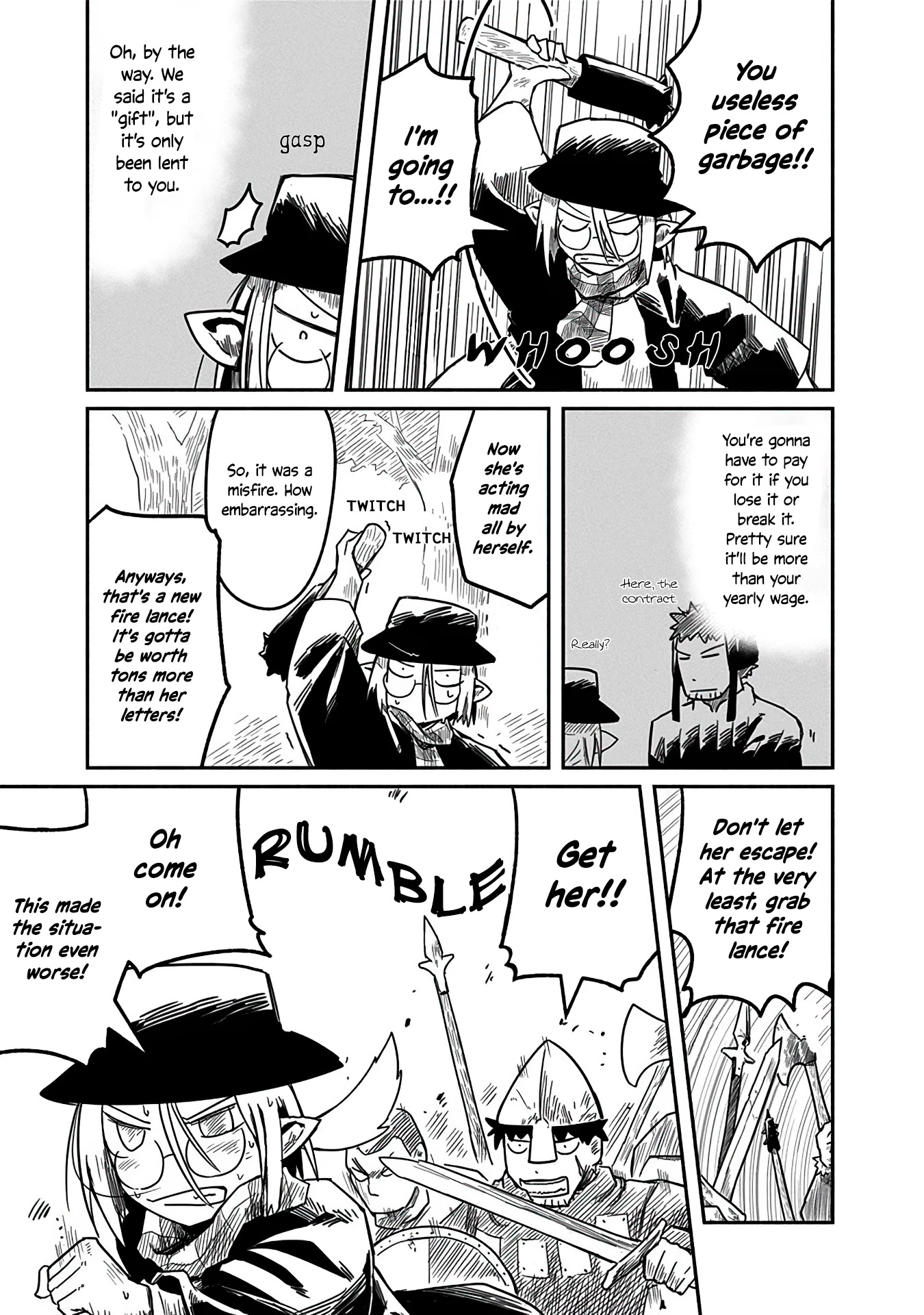 The Dragon, the Hero, and the Courier Chapter 13 page 8 - Chapter 13: The Bandit, the Tube, and the Courier