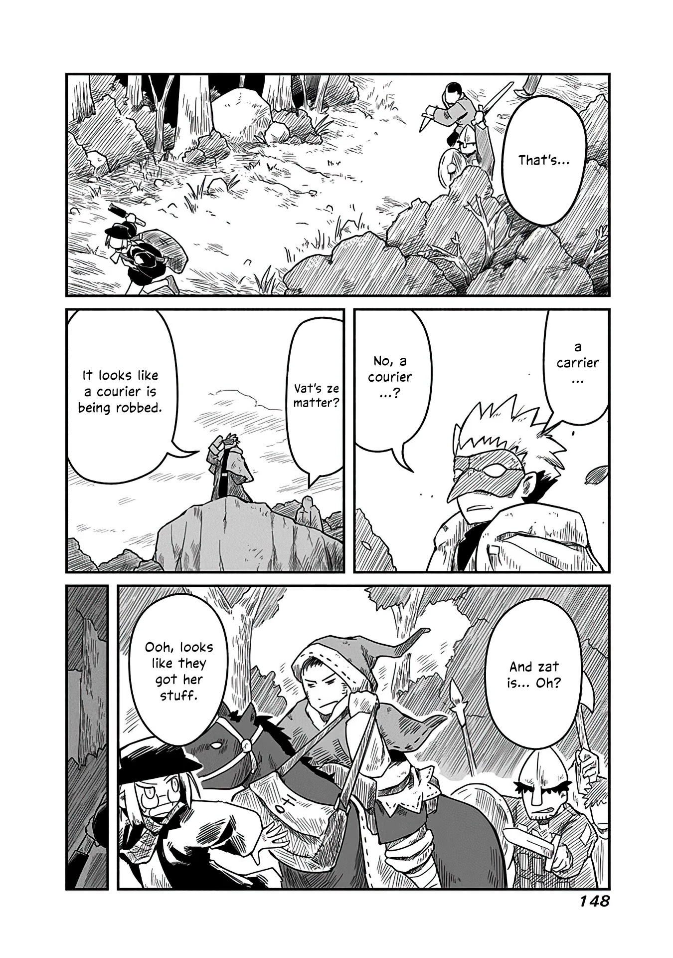 The Dragon, the Hero, and the Courier Chapter 13 page 9 - Chapter 13: The Bandit, the Tube, and the Courier