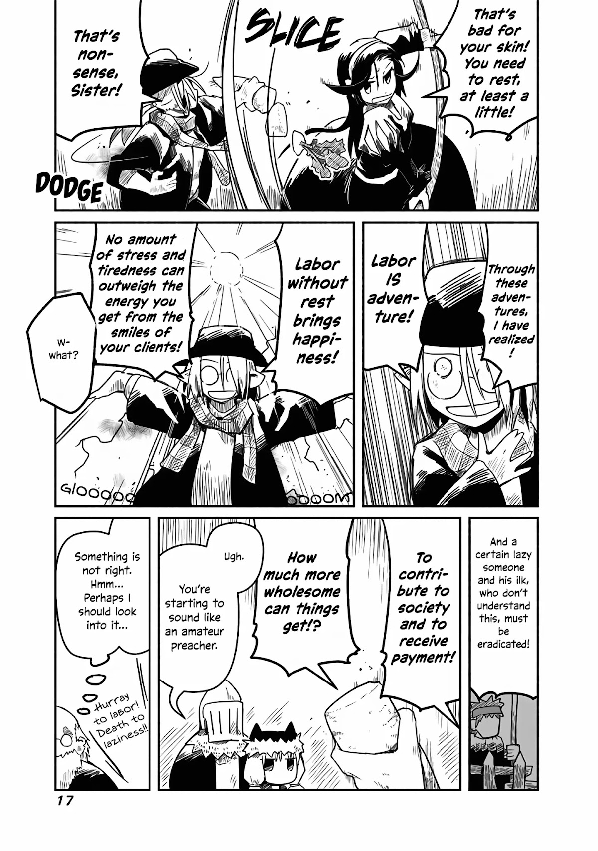 The Dragon, the Hero, and the Courier Chapter 15 page 17 - Chapter 15: The Tube, the Second Job, and the Adventurer