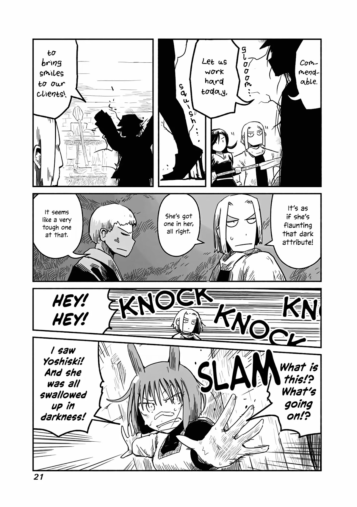 The Dragon, the Hero, and the Courier Chapter 15 page 21 - Chapter 15: The Tube, the Second Job, and the Adventurer