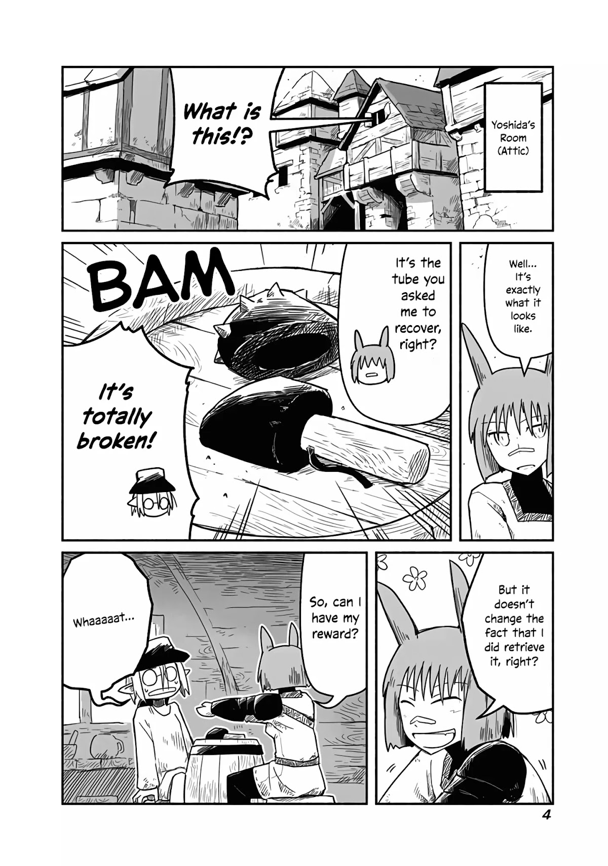 The Dragon, the Hero, and the Courier Chapter 15 page 4 - Chapter 15: The Tube, the Second Job, and the Adventurer