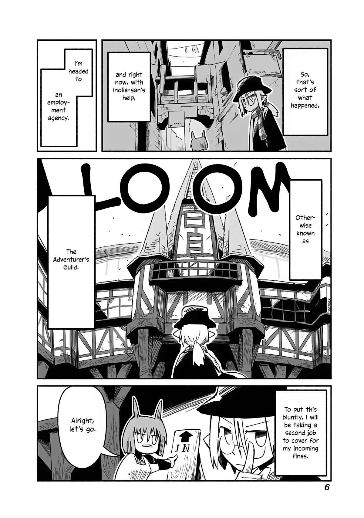The Dragon, the Hero, and the Courier Chapter 15 page 6 - Chapter 15: The Tube, the Second Job, and the Adventurer
