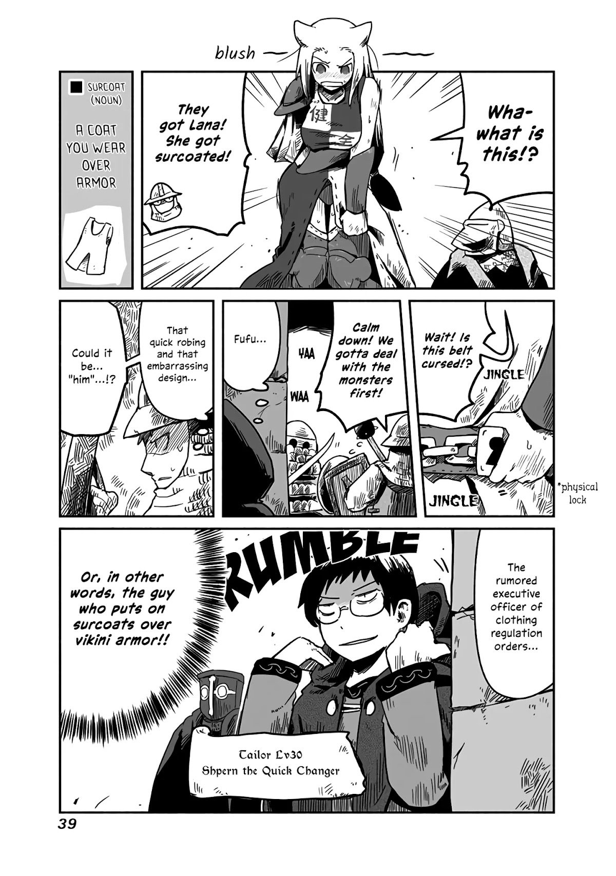 The Dragon, the Hero, and the Courier Chapter 16 page 4 - Chapter 16: You, I, and the Surcoat