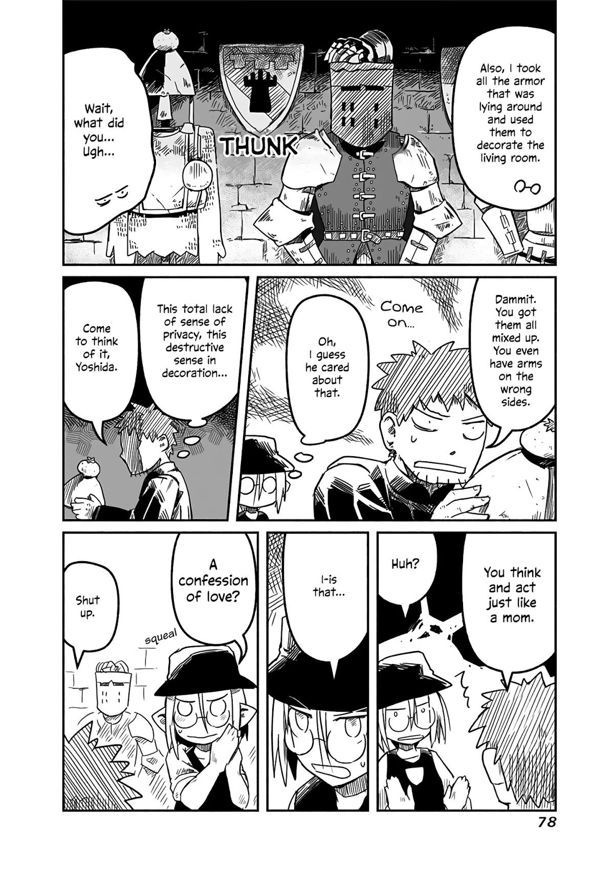 The Dragon, the Hero, and the Courier Chapter 17 page 13 - Chapter 17: The Knight, the Squire, and Self-Help
