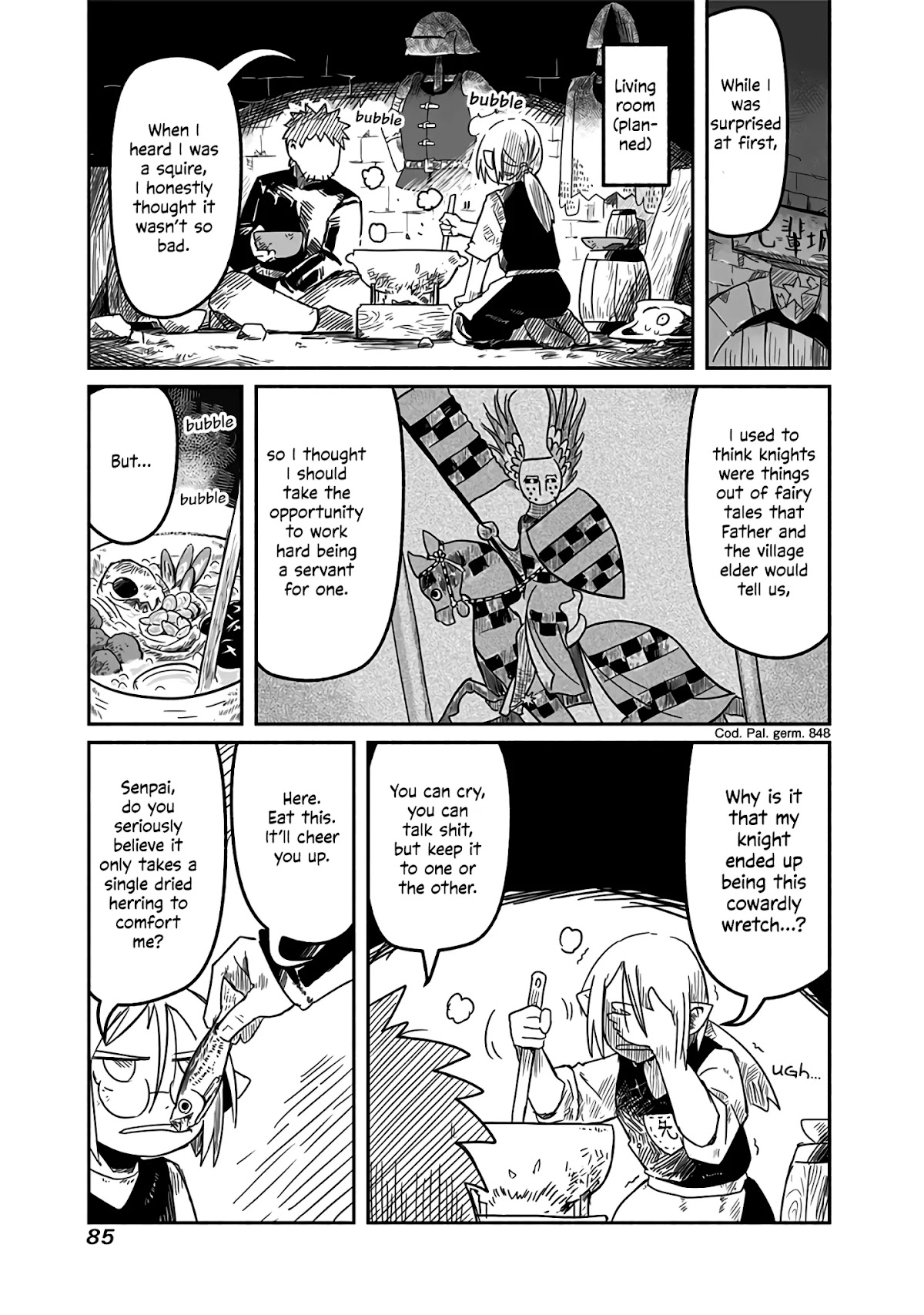 The Dragon, the Hero, and the Courier Chapter 17 page 20 - Chapter 17: The Knight, the Squire, and Self-Help