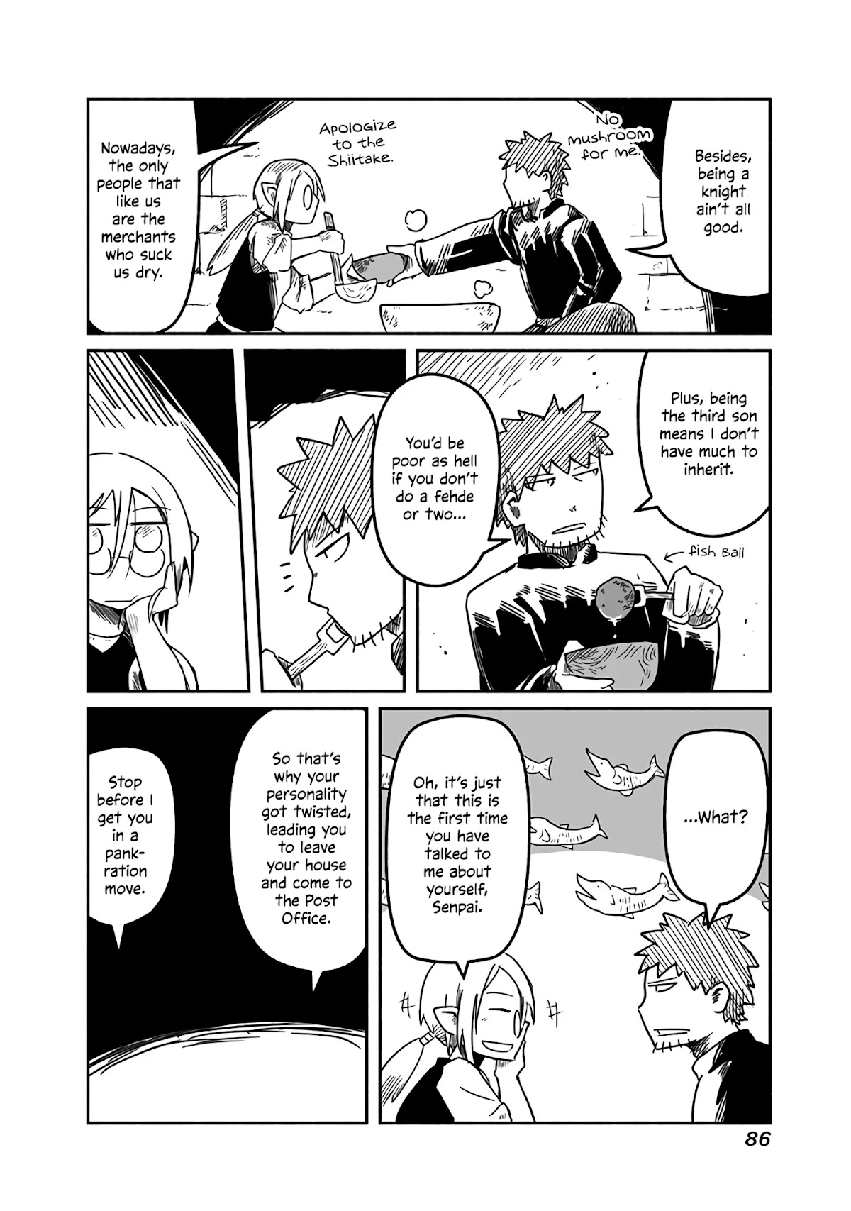 The Dragon, the Hero, and the Courier Chapter 17 page 21 - Chapter 17: The Knight, the Squire, and Self-Help