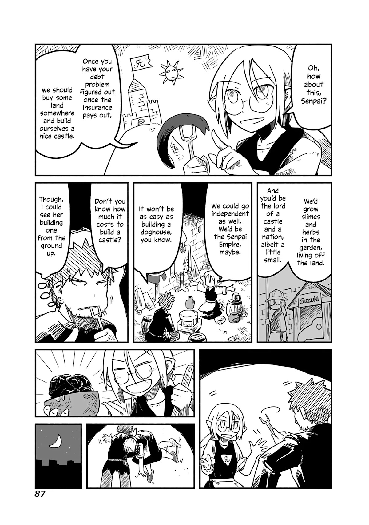 The Dragon, the Hero, and the Courier Chapter 17 page 22 - Chapter 17: The Knight, the Squire, and Self-Help