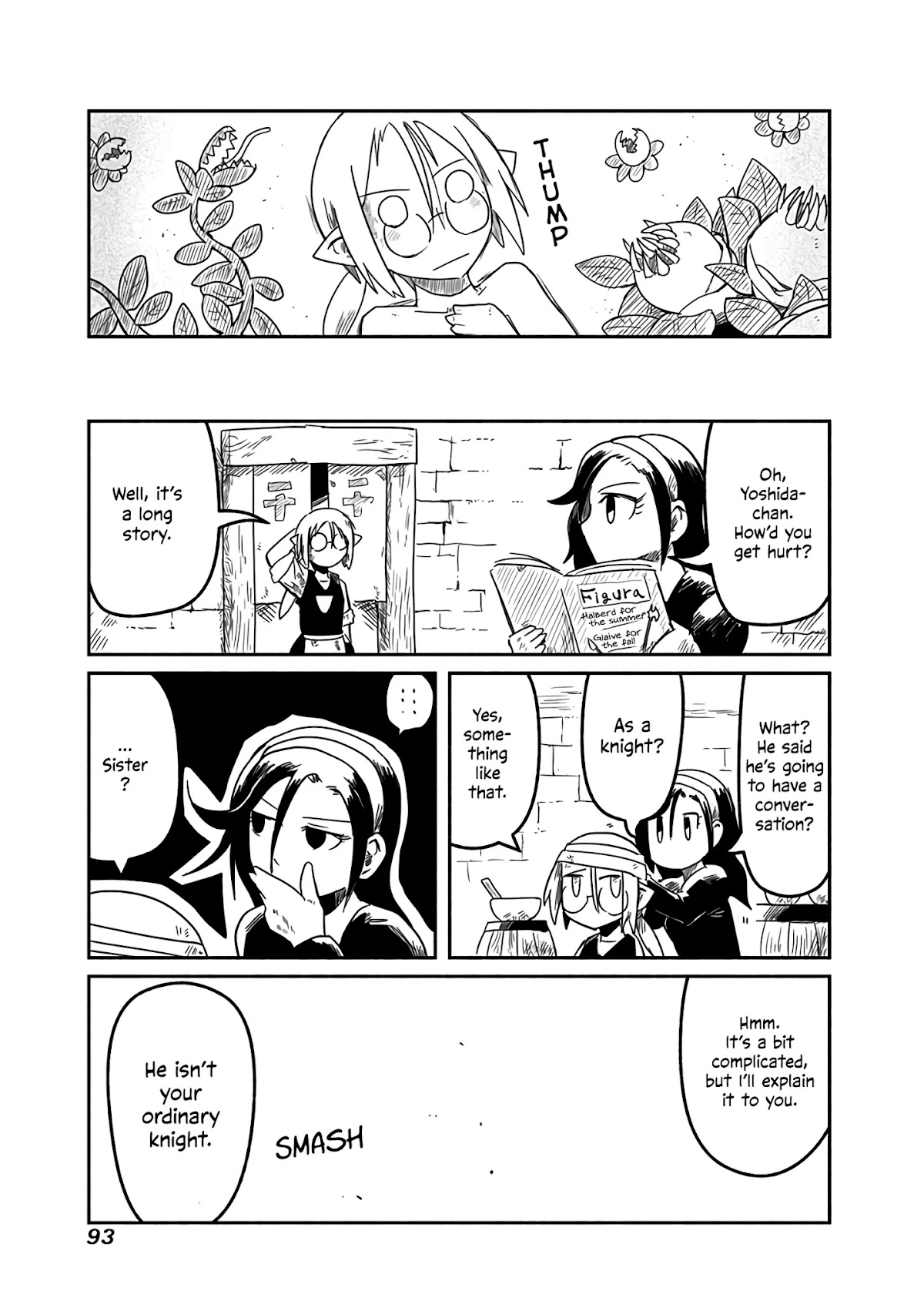 The Dragon, the Hero, and the Courier Chapter 17 page 28 - Chapter 17: The Knight, the Squire, and Self-Help