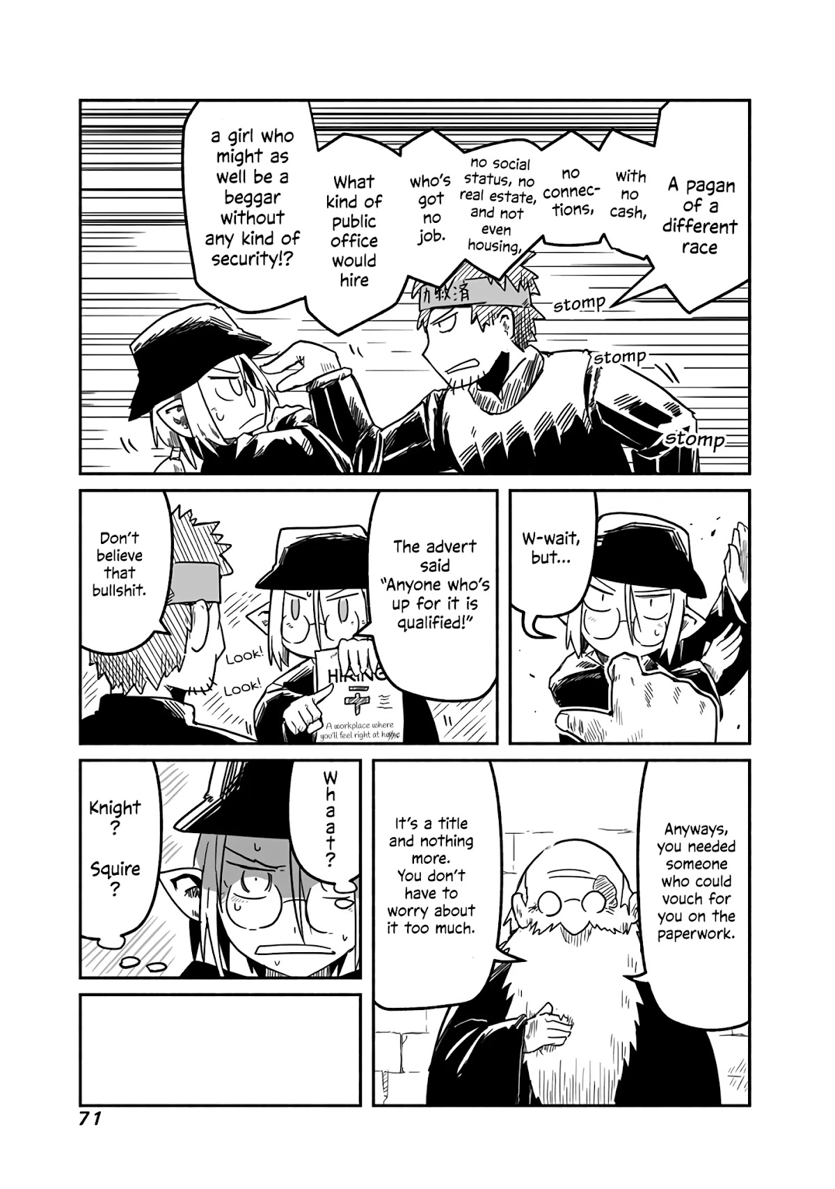 The Dragon, the Hero, and the Courier Chapter 17 page 6 - Chapter 17: The Knight, the Squire, and Self-Help