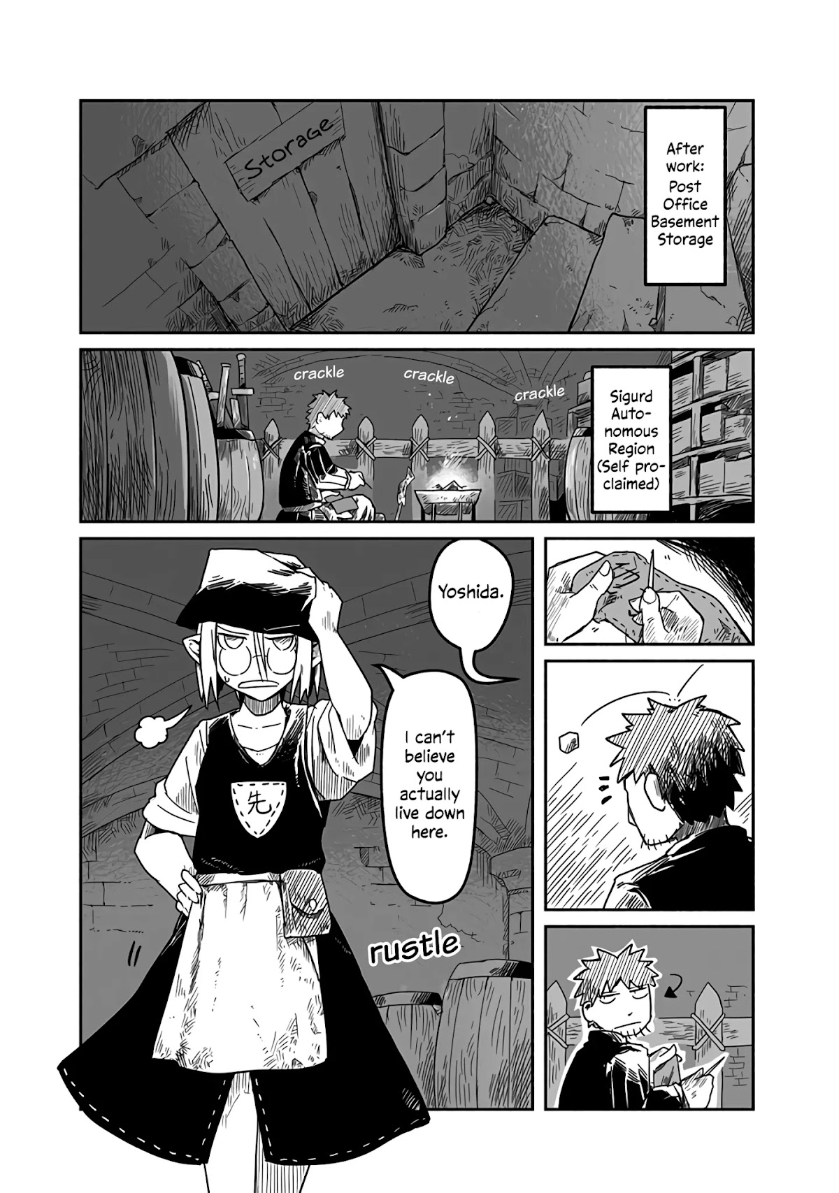 The Dragon, the Hero, and the Courier Chapter 17 page 8 - Chapter 17: The Knight, the Squire, and Self-Help