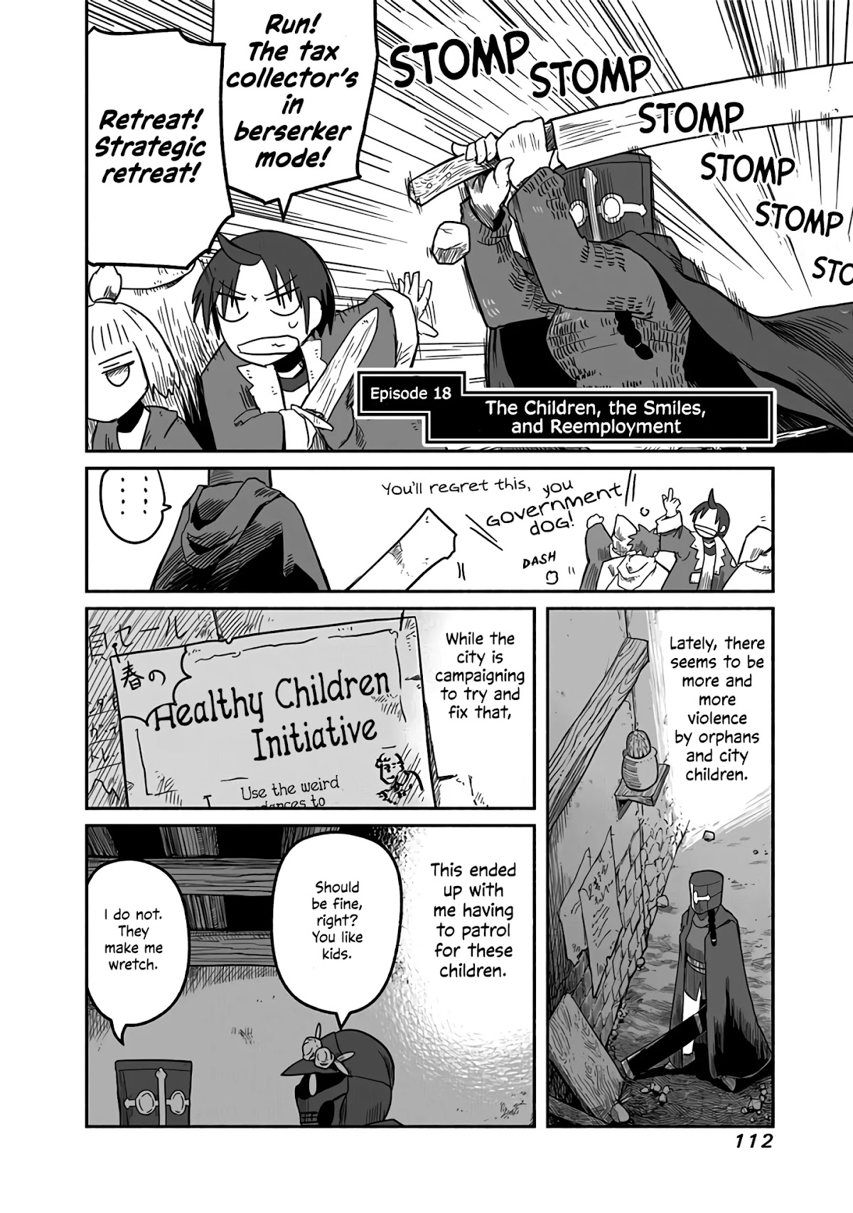 The Dragon, the Hero, and the Courier Chapter 18 page 3 - Chapter 18: The Children, the Smiles, and Reemployment