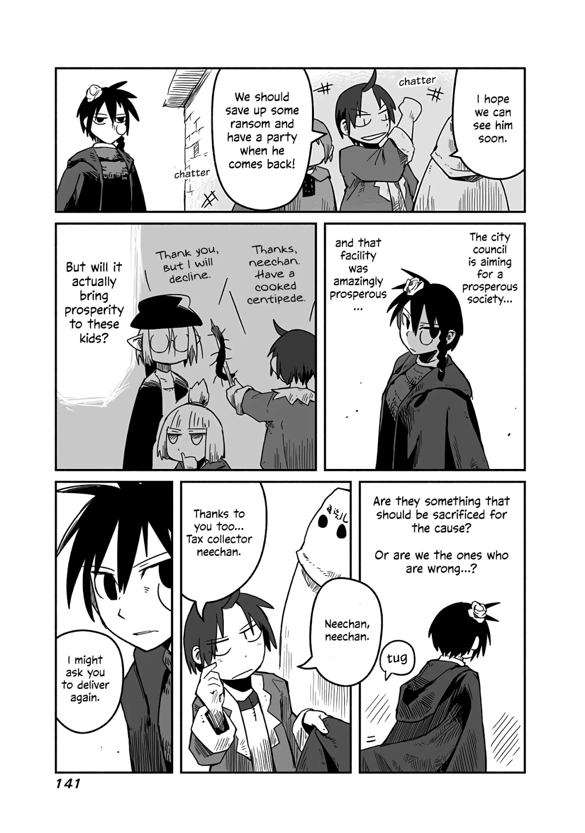 The Dragon, the Hero, and the Courier Chapter 18 page 32 - Chapter 18: The Children, the Smiles, and Reemployment