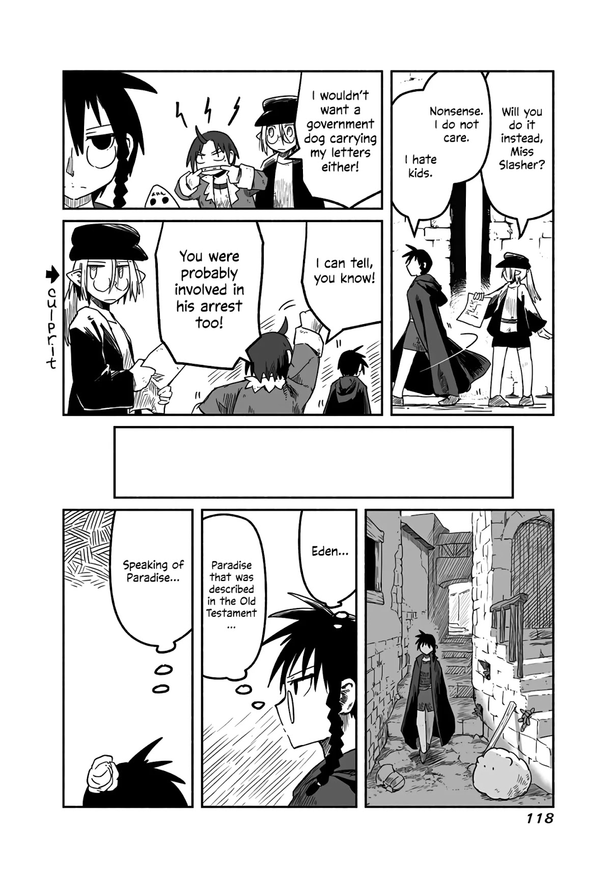 The Dragon, the Hero, and the Courier Chapter 18 page 9 - Chapter 18: The Children, the Smiles, and Reemployment