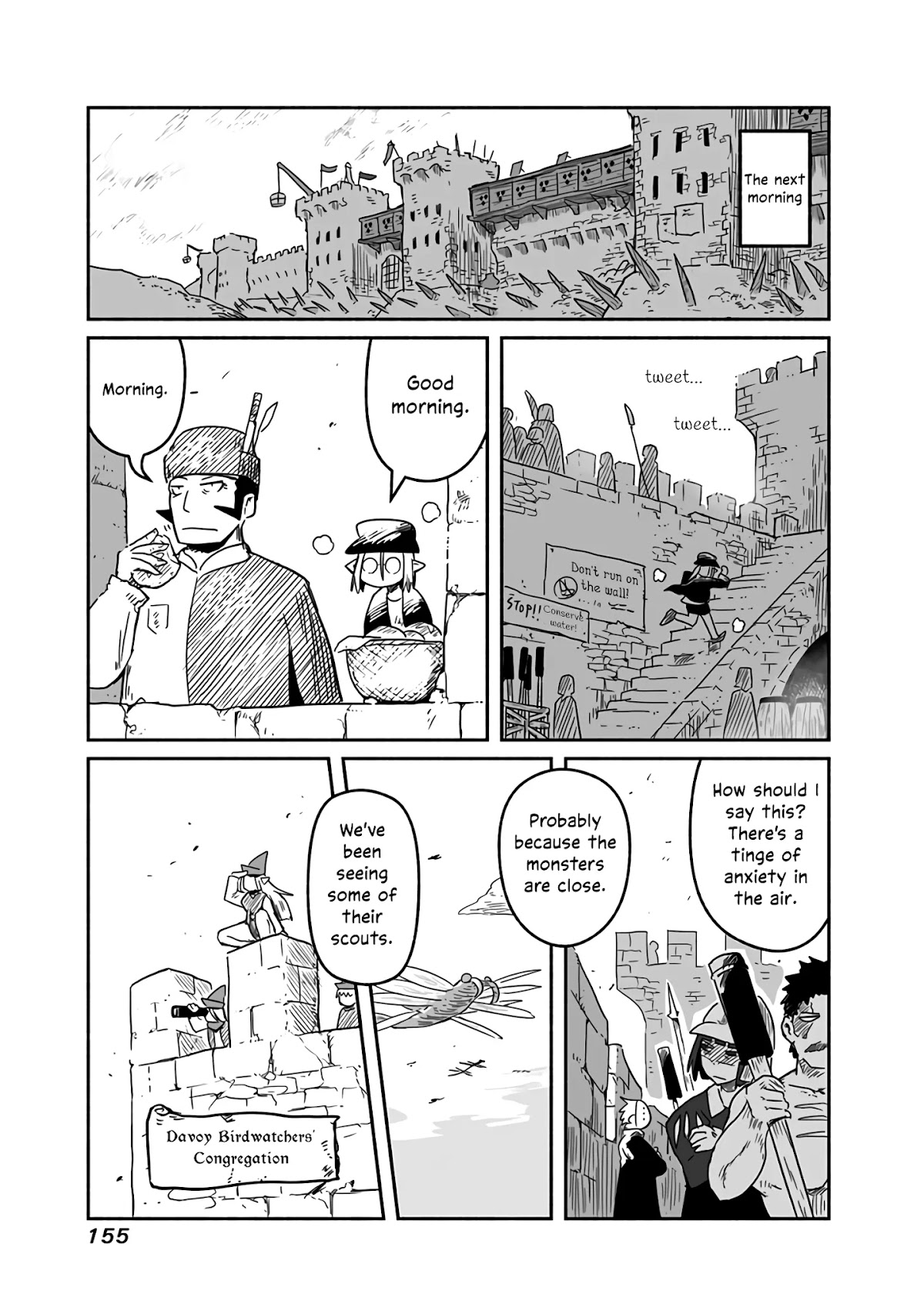 The Dragon, the Hero, and the Courier Chapter 19 page 12 - Chapter 19: The Walls, the Monsters, and the Harvest Festival