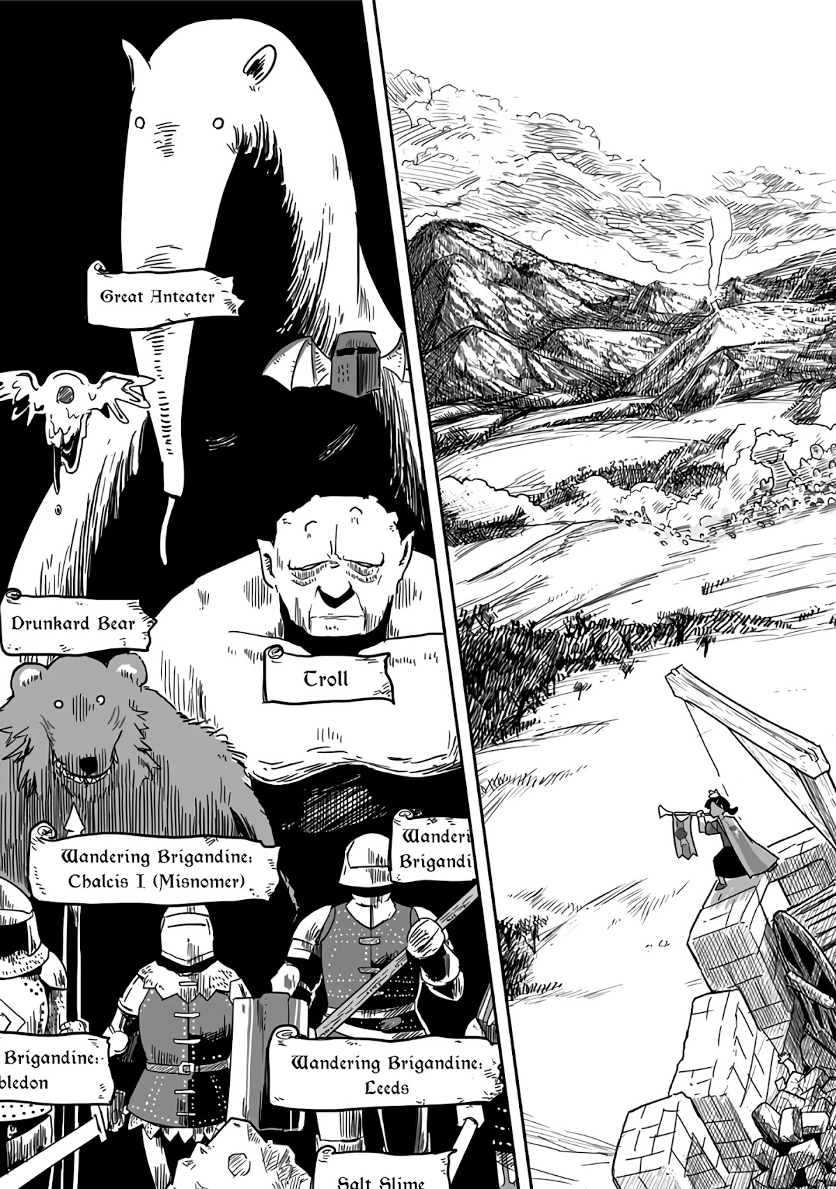 The Dragon, the Hero, and the Courier Chapter 19 page 16 - Chapter 19: The Walls, the Monsters, and the Harvest Festival