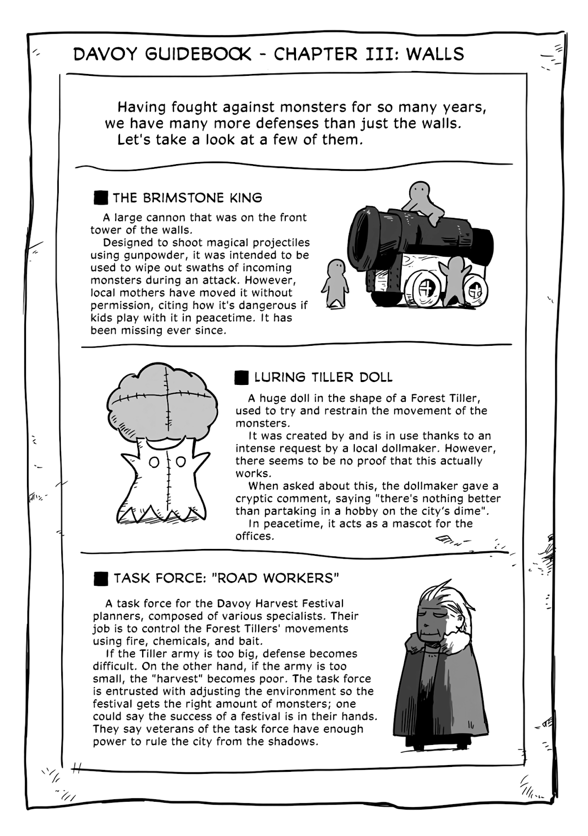 The Dragon, the Hero, and the Courier Chapter 19 page 33 - Chapter 19: The Walls, the Monsters, and the Harvest Festival