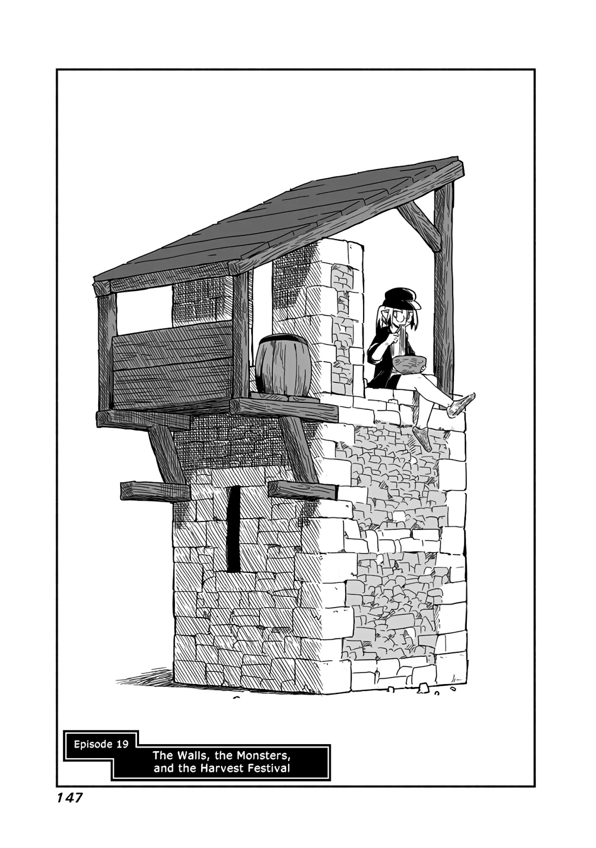 The Dragon, the Hero, and the Courier Chapter 19 page 4 - Chapter 19: The Walls, the Monsters, and the Harvest Festival