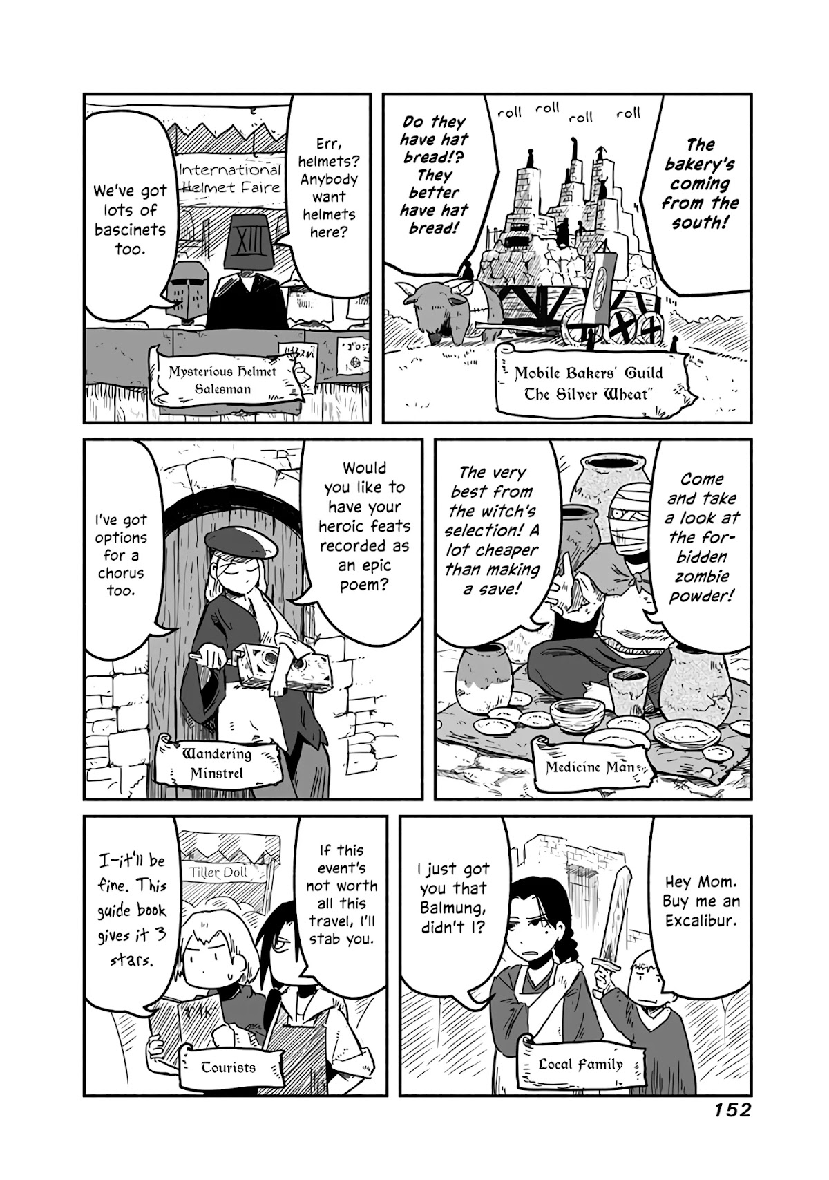 The Dragon, the Hero, and the Courier Chapter 19 page 9 - Chapter 19: The Walls, the Monsters, and the Harvest Festival