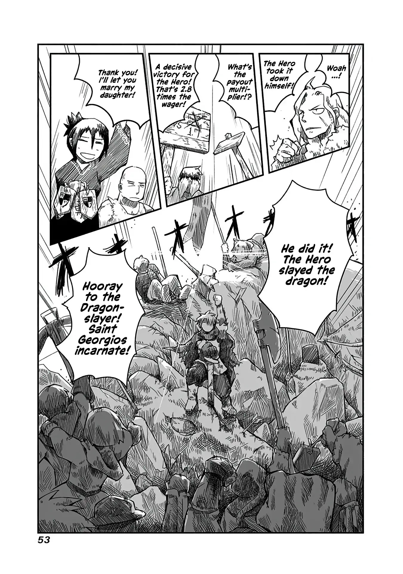 The Dragon, the Hero, and the Courier Chapter 2 page 13 - Chapter 2: The Dragon, the Hero, and the Courier