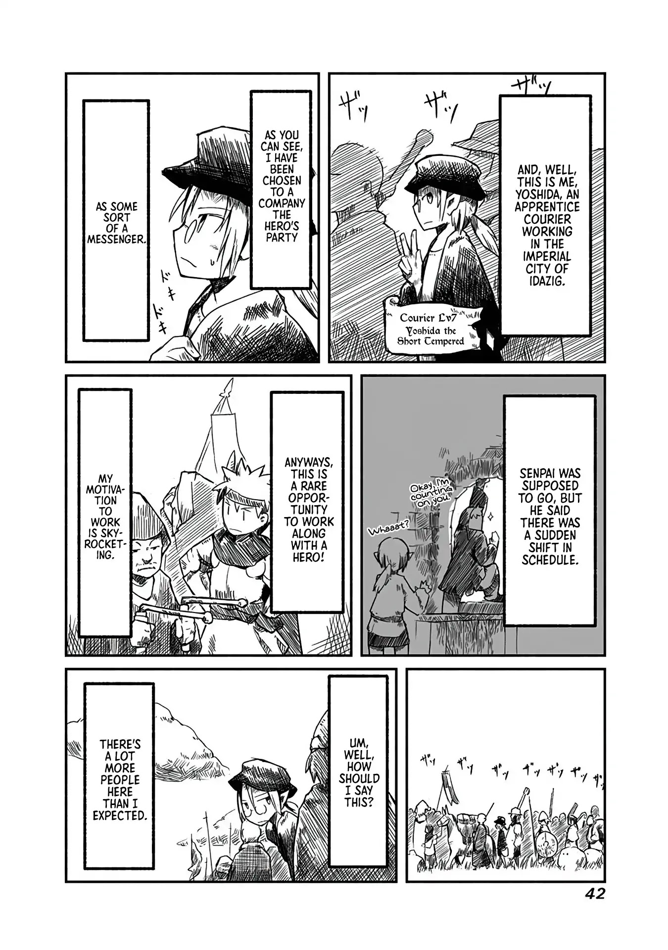 The Dragon, the Hero, and the Courier Chapter 2 page 3 - Chapter 2: The Dragon, the Hero, and the Courier