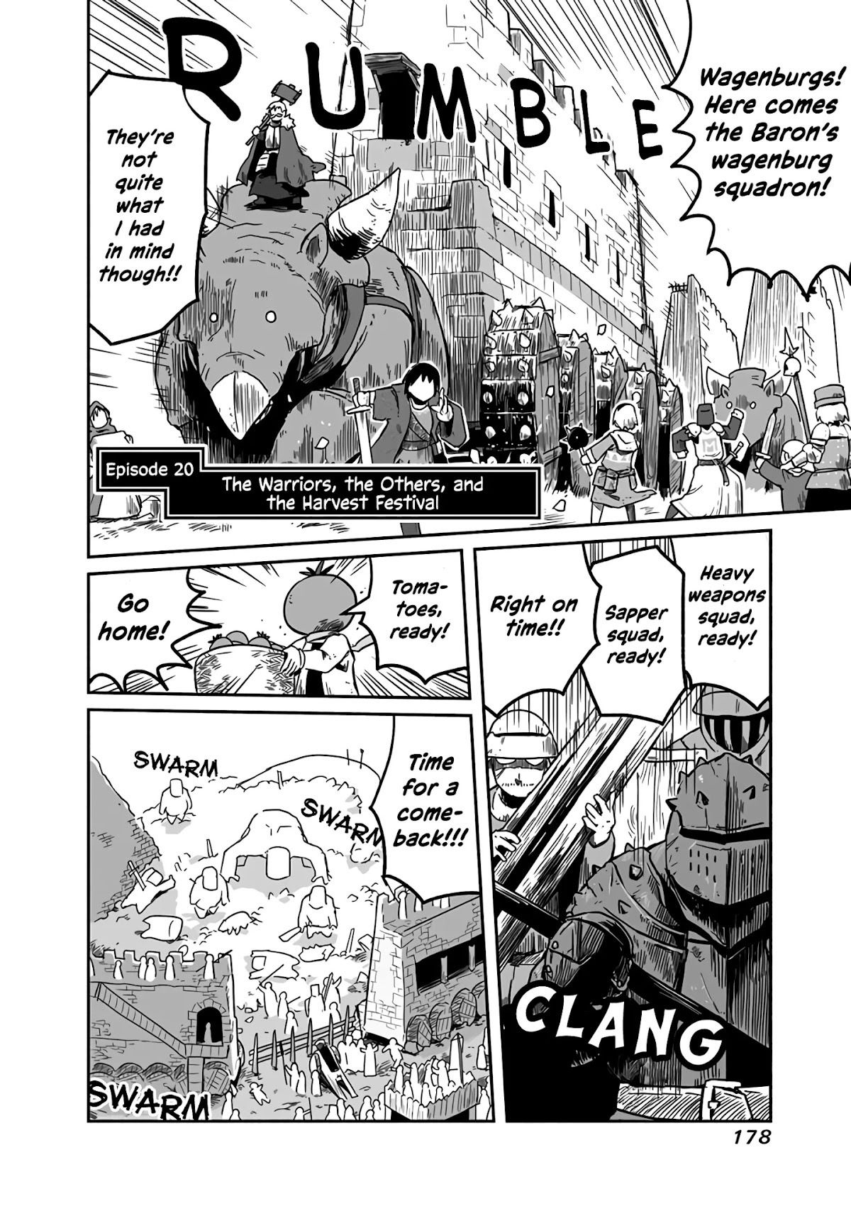 The Dragon, the Hero, and the Courier Chapter 20 page 3 - Chapter 20: The Warriors, the Others, and the Harvest Festival