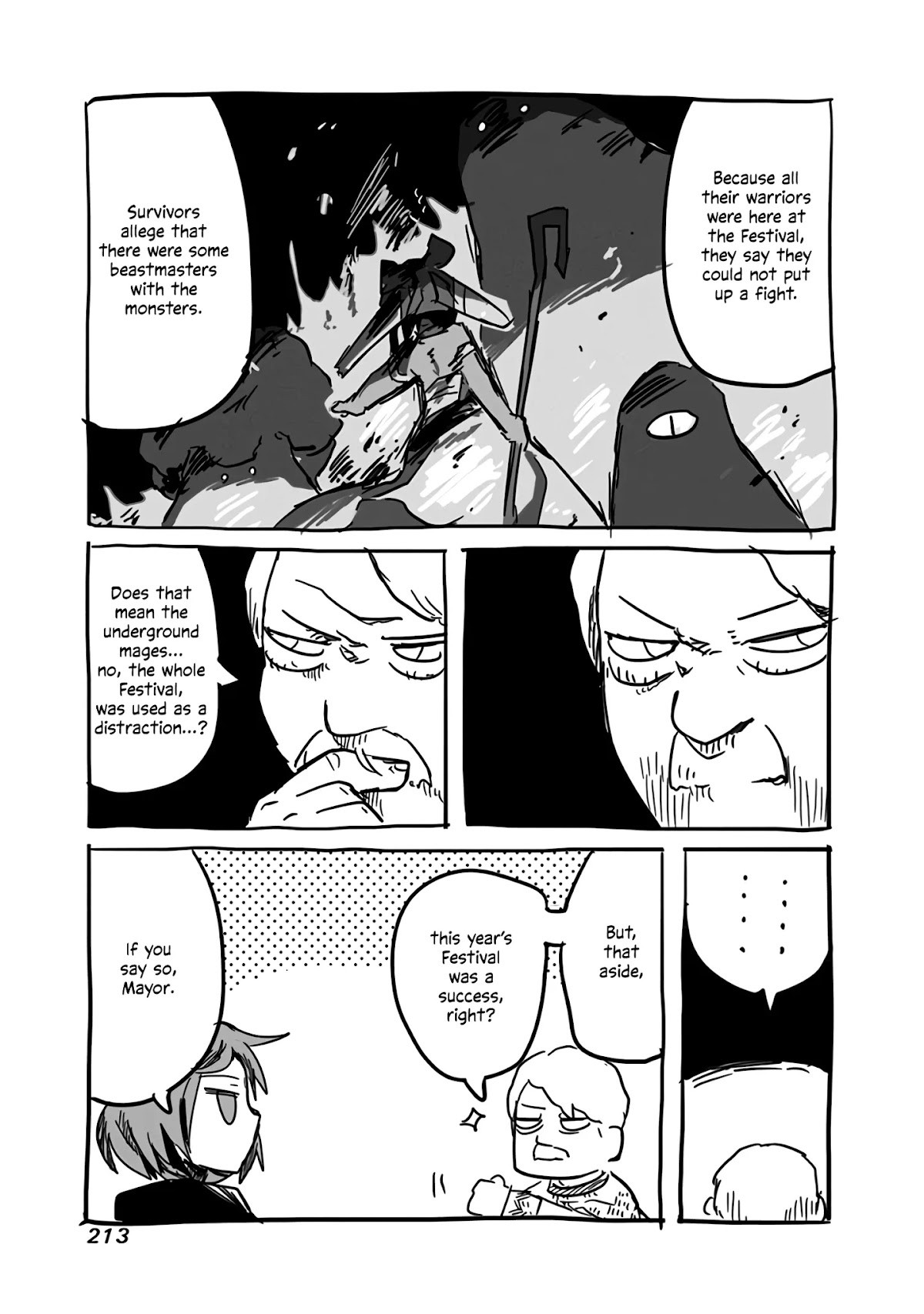 The Dragon, the Hero, and the Courier Chapter 20 page 38 - Chapter 20: The Warriors, the Others, and the Harvest Festival