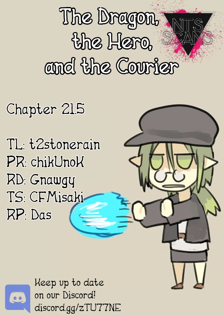 The Dragon, the Hero, and the Courier Chapter 21.5 page 1 - Chapter 21.5: In the Beginning, there was a Budget