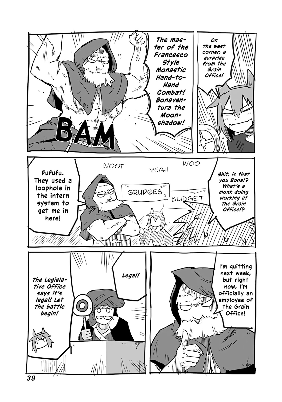 The Dragon, the Hero, and the Courier Chapter 21.5 page 10 - Chapter 21.5: In the Beginning, there was a Budget