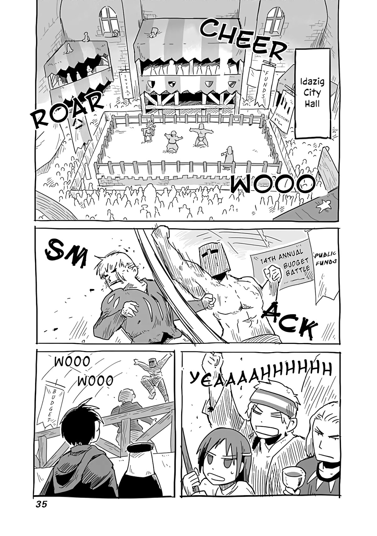 The Dragon, the Hero, and the Courier Chapter 21.5 page 6 - Chapter 21.5: In the Beginning, there was a Budget