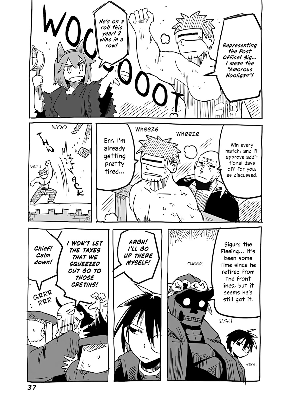 The Dragon, the Hero, and the Courier Chapter 21.5 page 8 - Chapter 21.5: In the Beginning, there was a Budget