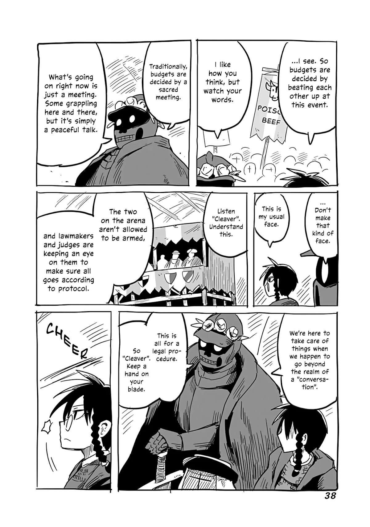The Dragon, the Hero, and the Courier Chapter 21.5 page 9 - Chapter 21.5: In the Beginning, there was a Budget