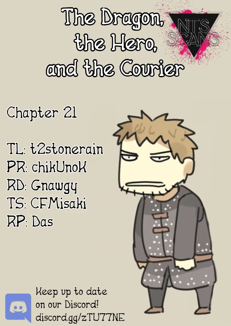 The Dragon, the Hero, and the Courier Chapter 21 page 1 - Chapter 21: Human Resources, Workload, and the Courier