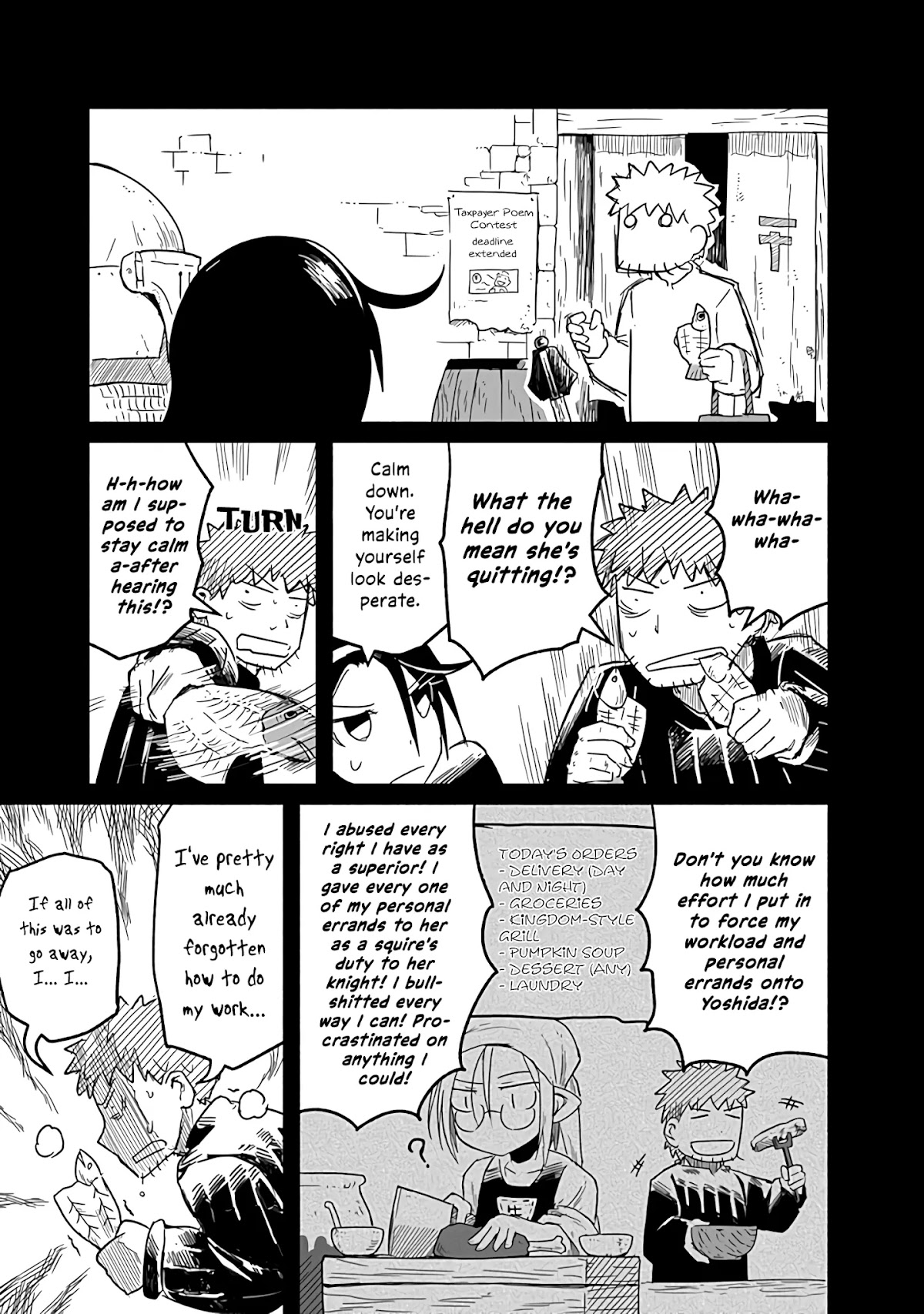 The Dragon, the Hero, and the Courier Chapter 21 page 10 - Chapter 21: Human Resources, Workload, and the Courier