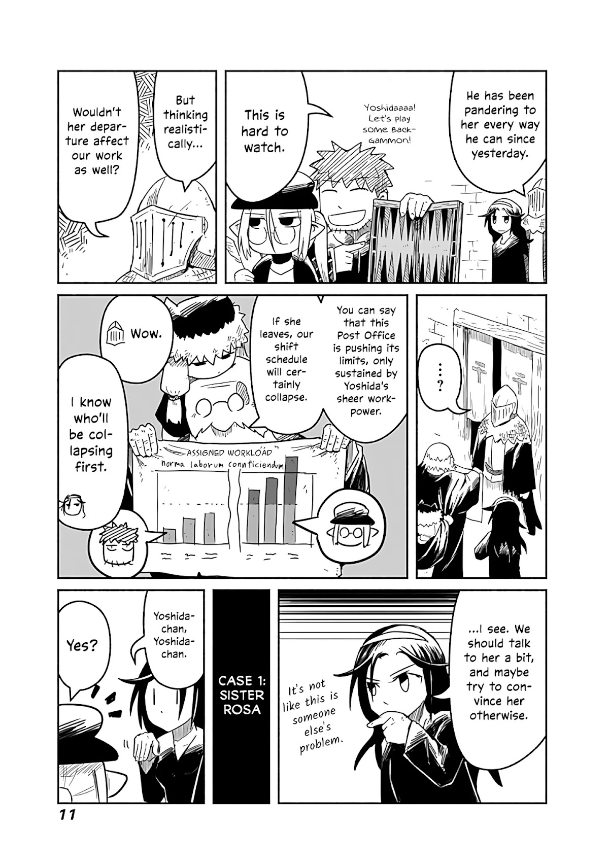 The Dragon, the Hero, and the Courier Chapter 21 page 12 - Chapter 21: Human Resources, Workload, and the Courier
