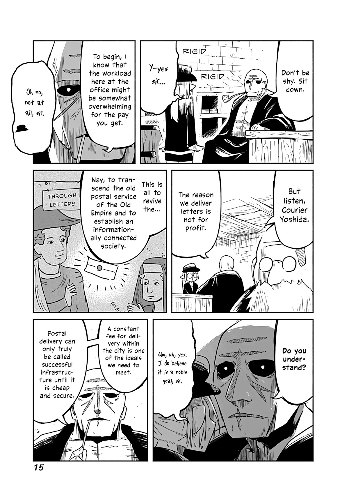 The Dragon, the Hero, and the Courier Chapter 21 page 16 - Chapter 21: Human Resources, Workload, and the Courier
