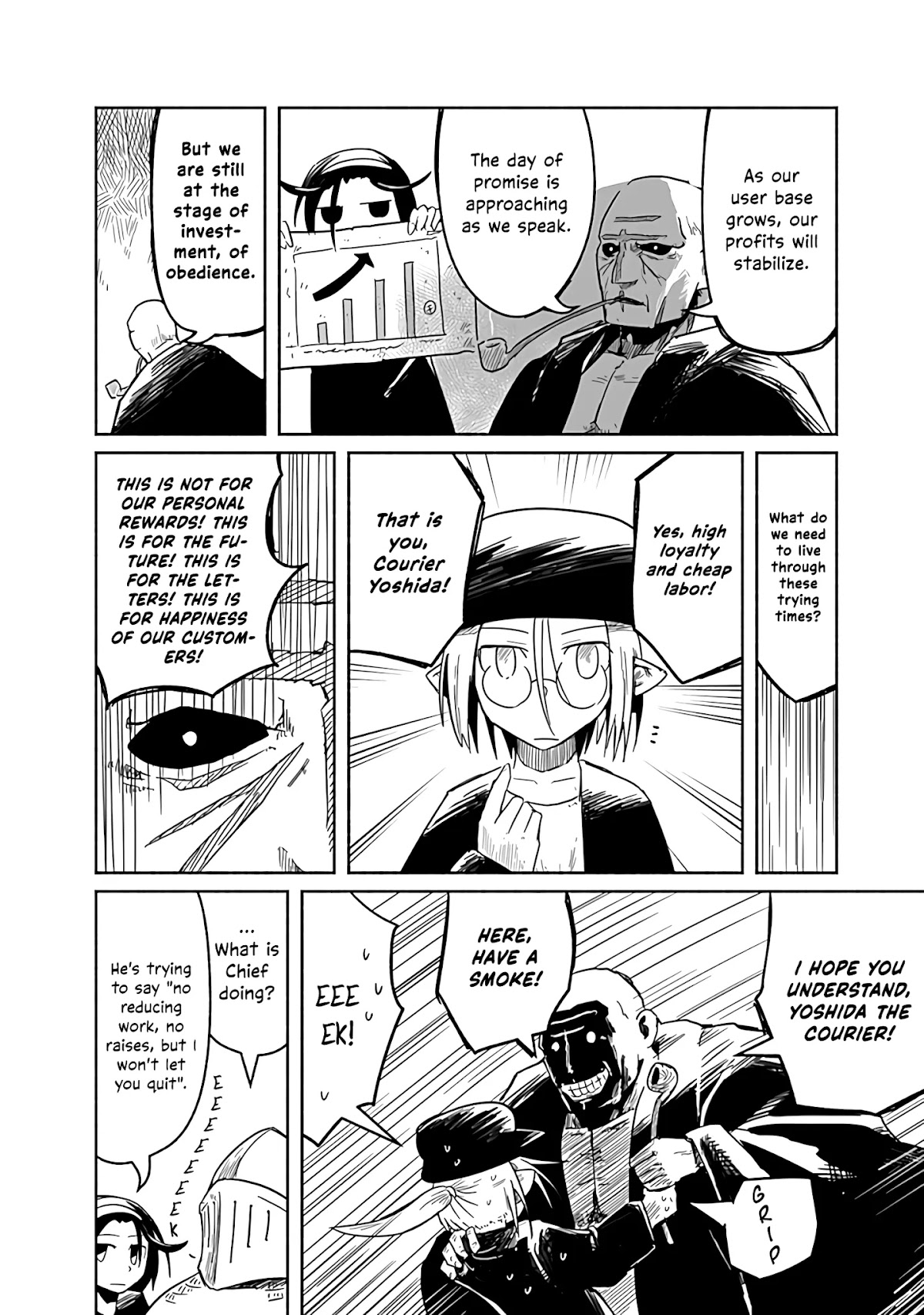 The Dragon, the Hero, and the Courier Chapter 21 page 17 - Chapter 21: Human Resources, Workload, and the Courier