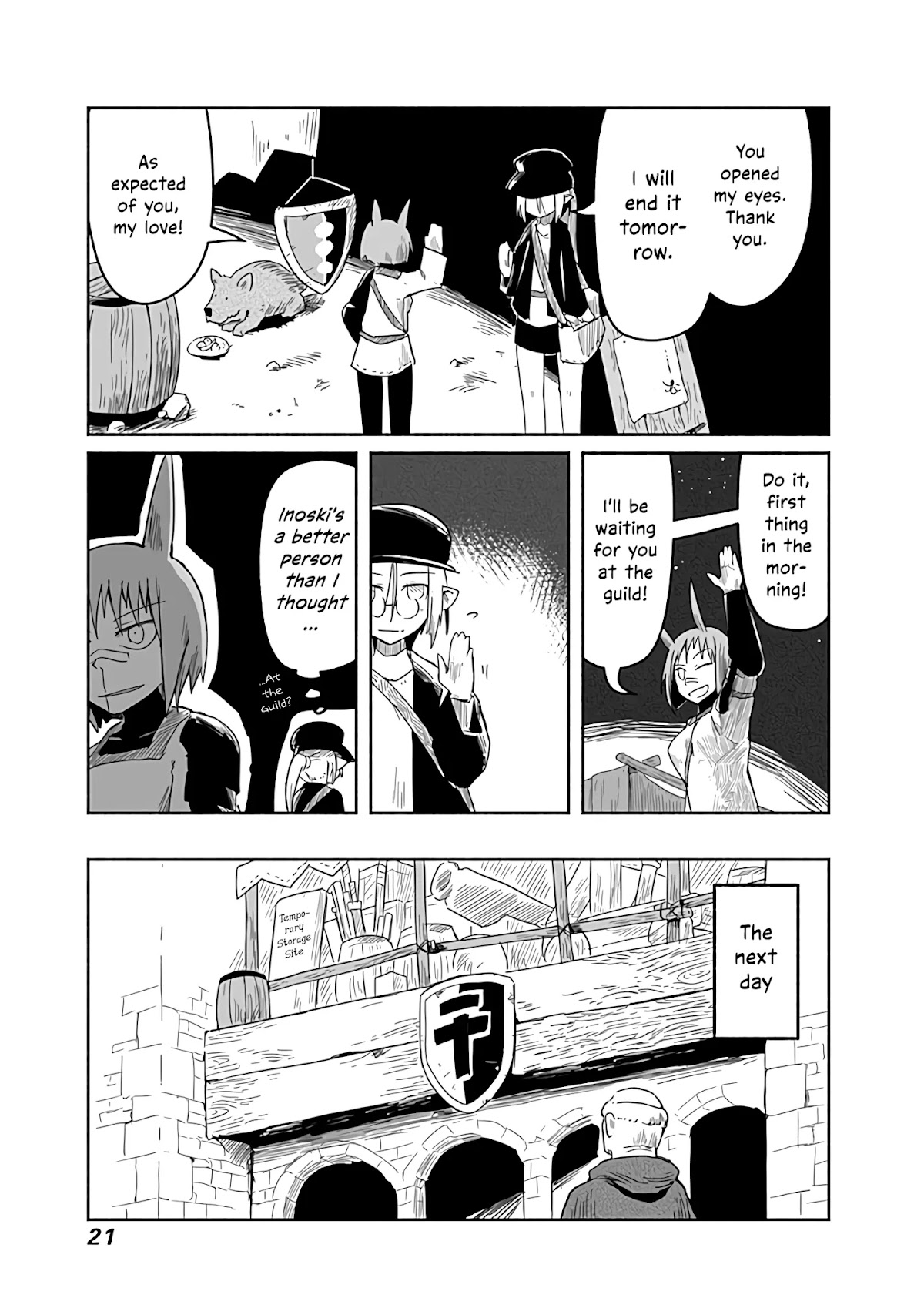 The Dragon, the Hero, and the Courier Chapter 21 page 22 - Chapter 21: Human Resources, Workload, and the Courier