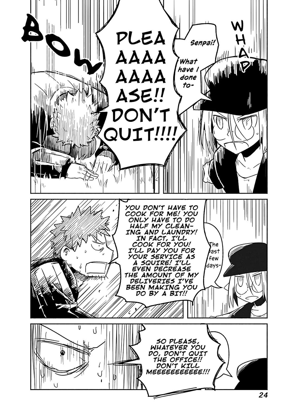 The Dragon, the Hero, and the Courier Chapter 21 page 25 - Chapter 21: Human Resources, Workload, and the Courier