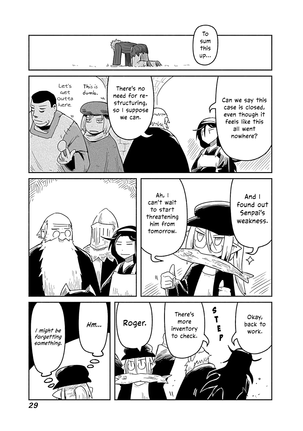 The Dragon, the Hero, and the Courier Chapter 21 page 30 - Chapter 21: Human Resources, Workload, and the Courier