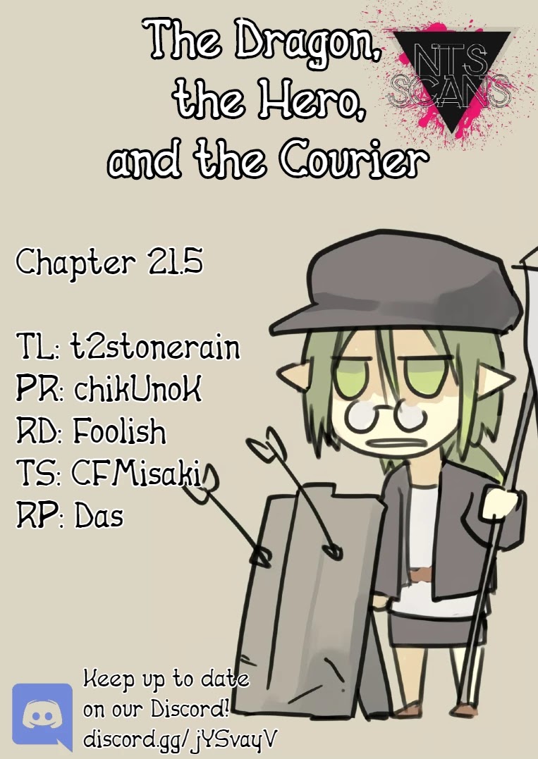 The Dragon, the Hero, and the Courier Chapter 22 page 1 - Chapter 22: Yoshida, the Wizards, and the Express Delivery