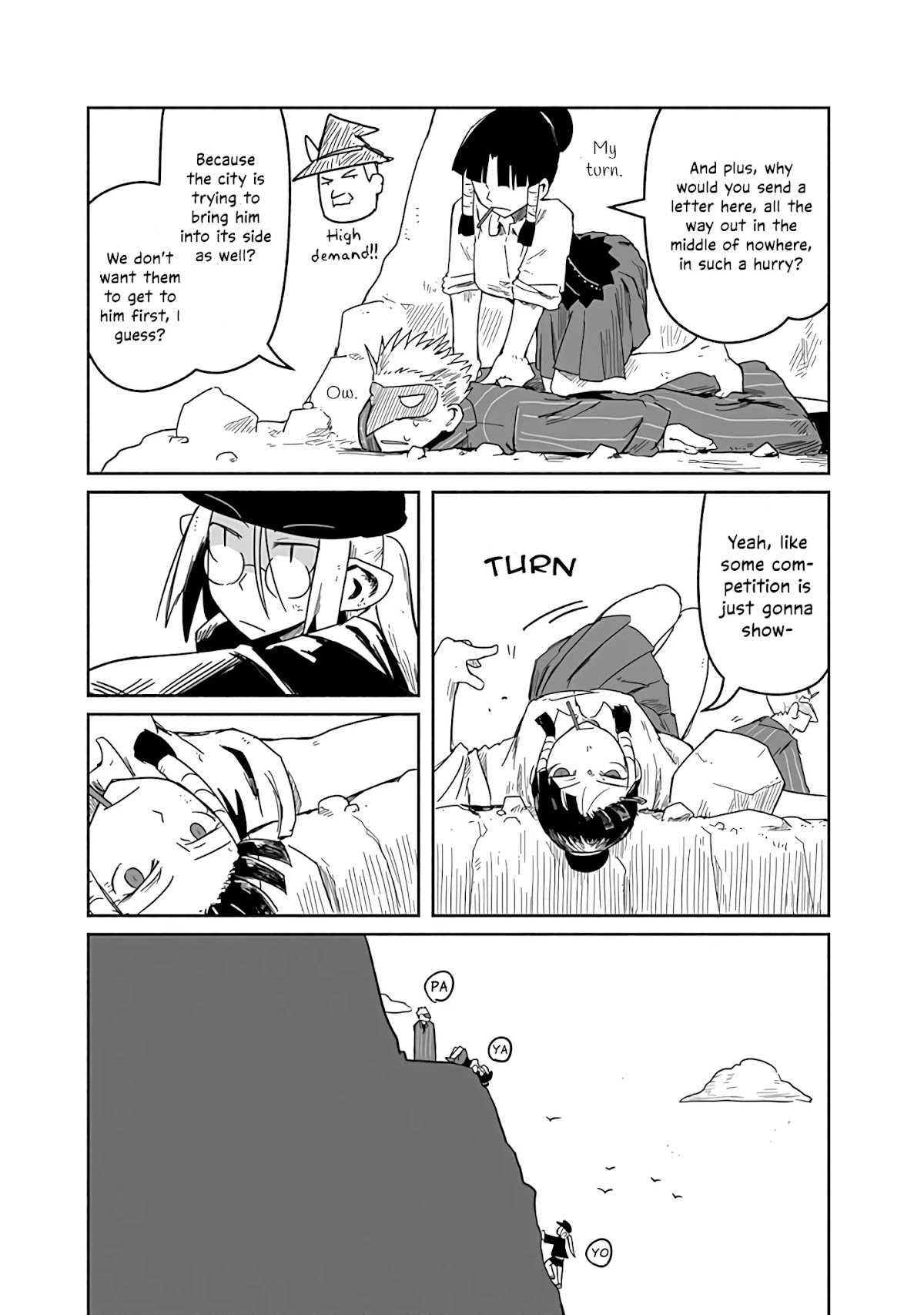 The Dragon, the Hero, and the Courier Chapter 22 page 16 - Chapter 22: Yoshida, the Wizards, and the Express Delivery