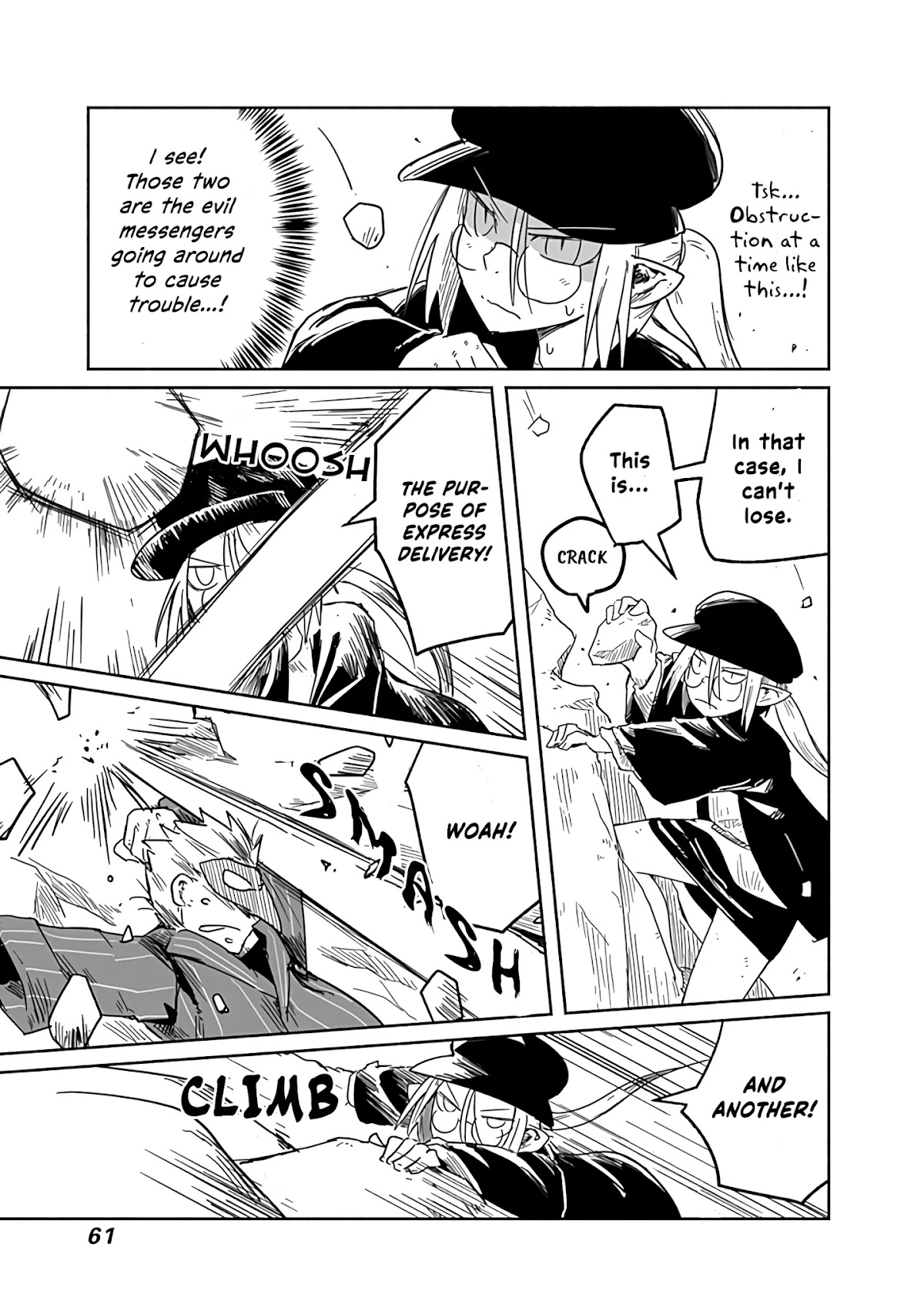 The Dragon, the Hero, and the Courier Chapter 22 page 18 - Chapter 22: Yoshida, the Wizards, and the Express Delivery