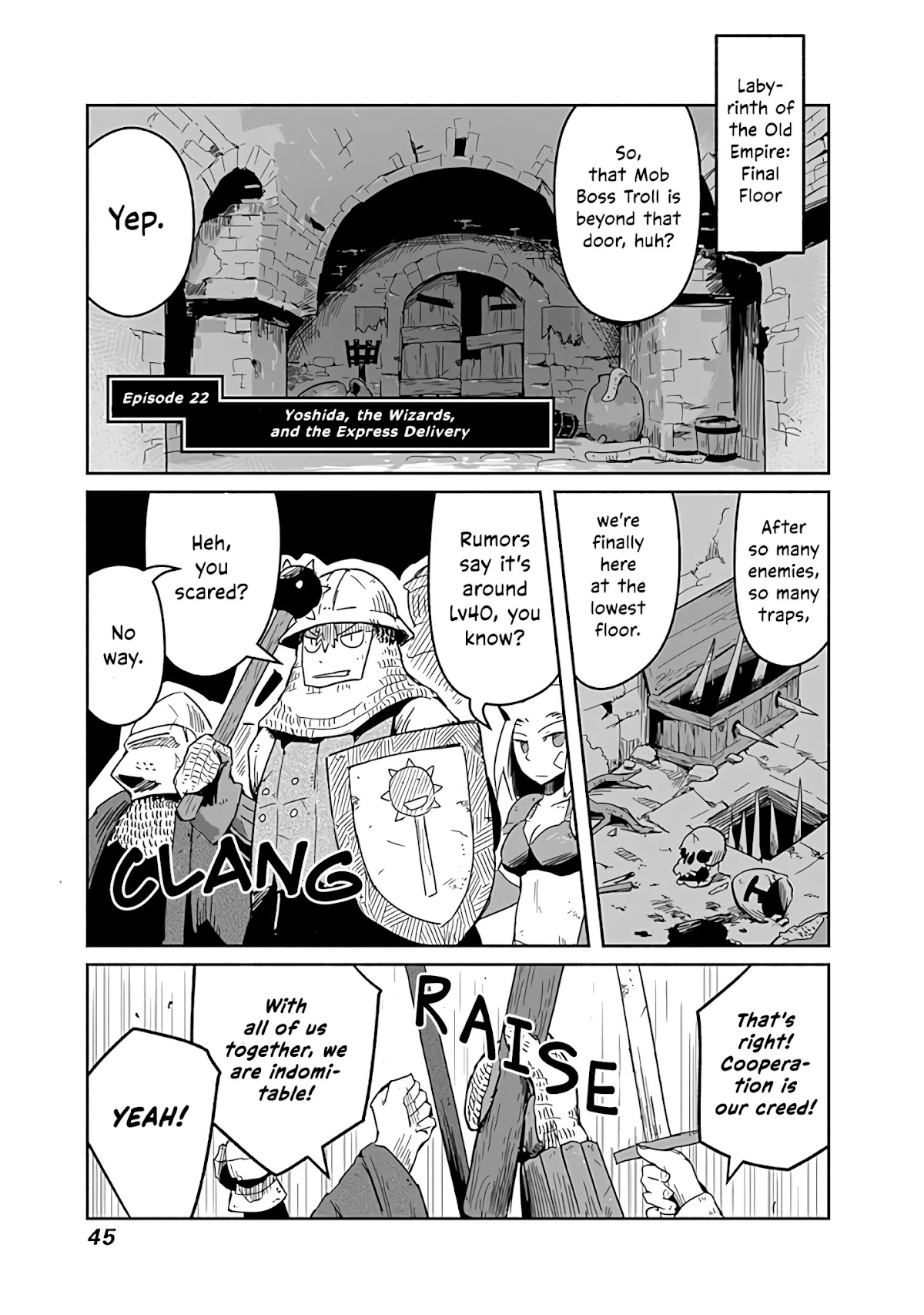 The Dragon, the Hero, and the Courier Chapter 22 page 2 - Chapter 22: Yoshida, the Wizards, and the Express Delivery