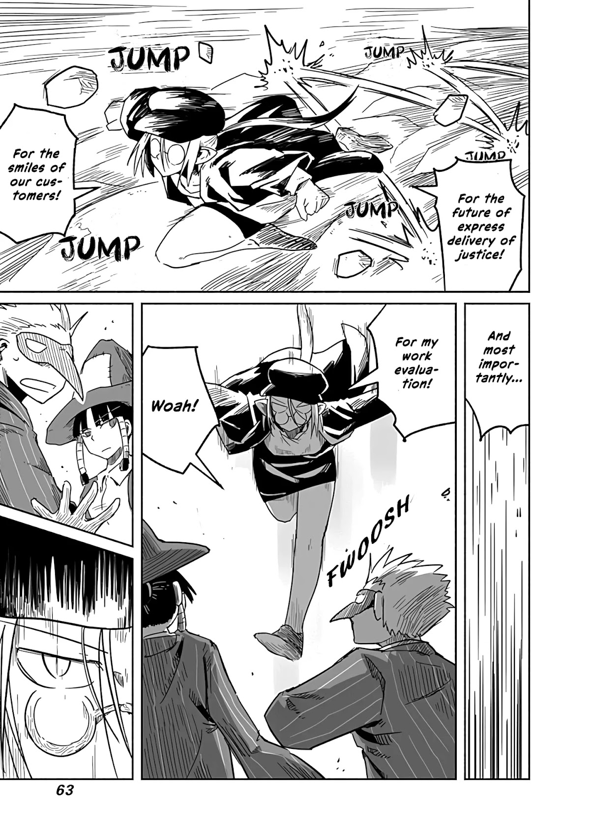 The Dragon, the Hero, and the Courier Chapter 22 page 20 - Chapter 22: Yoshida, the Wizards, and the Express Delivery
