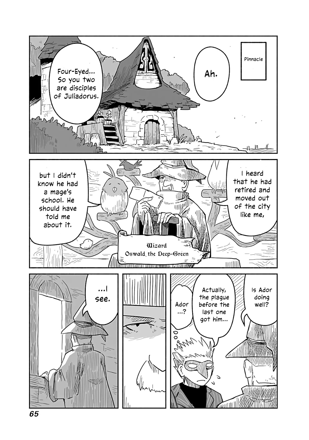The Dragon, the Hero, and the Courier Chapter 22 page 22 - Chapter 22: Yoshida, the Wizards, and the Express Delivery
