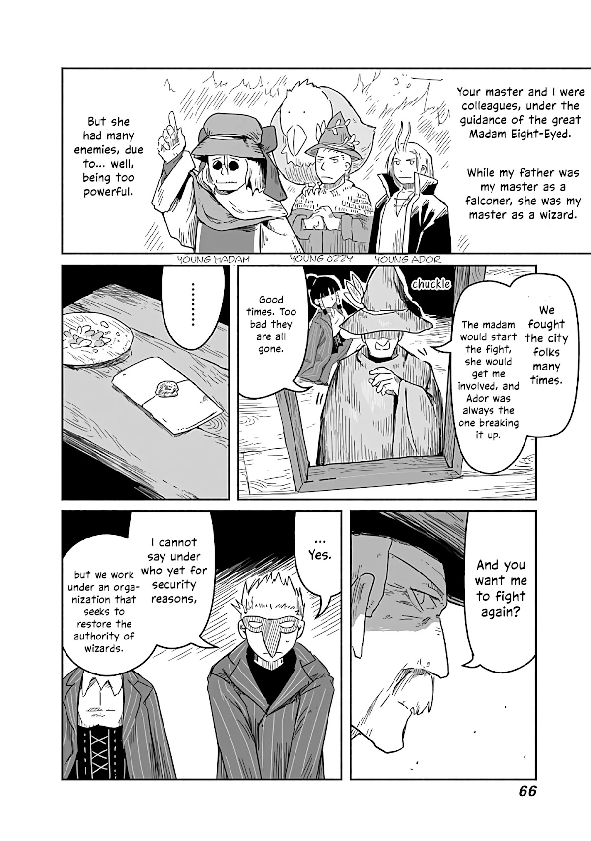 The Dragon, the Hero, and the Courier Chapter 22 page 23 - Chapter 22: Yoshida, the Wizards, and the Express Delivery