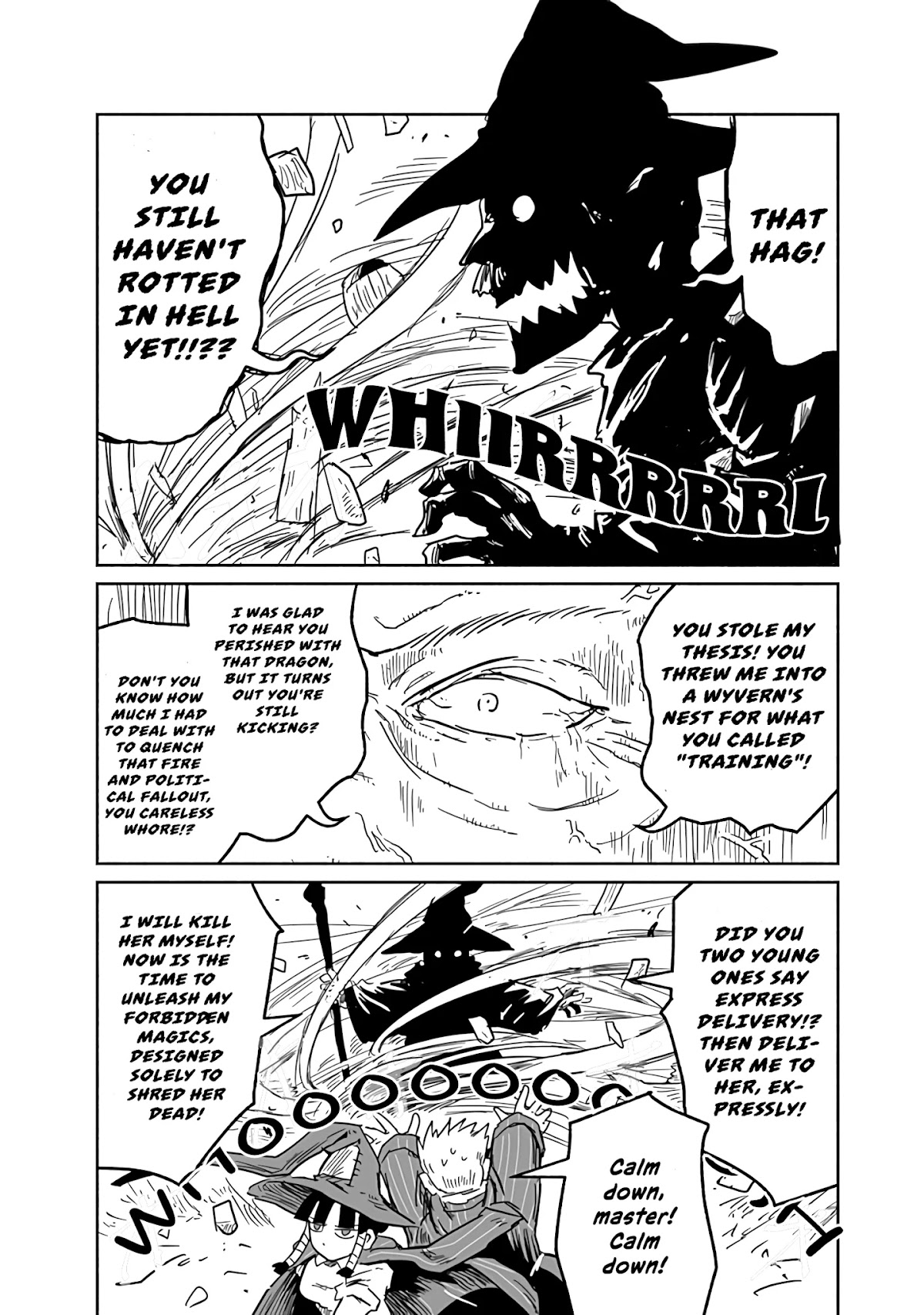 The Dragon, the Hero, and the Courier Chapter 22 page 27 - Chapter 22: Yoshida, the Wizards, and the Express Delivery