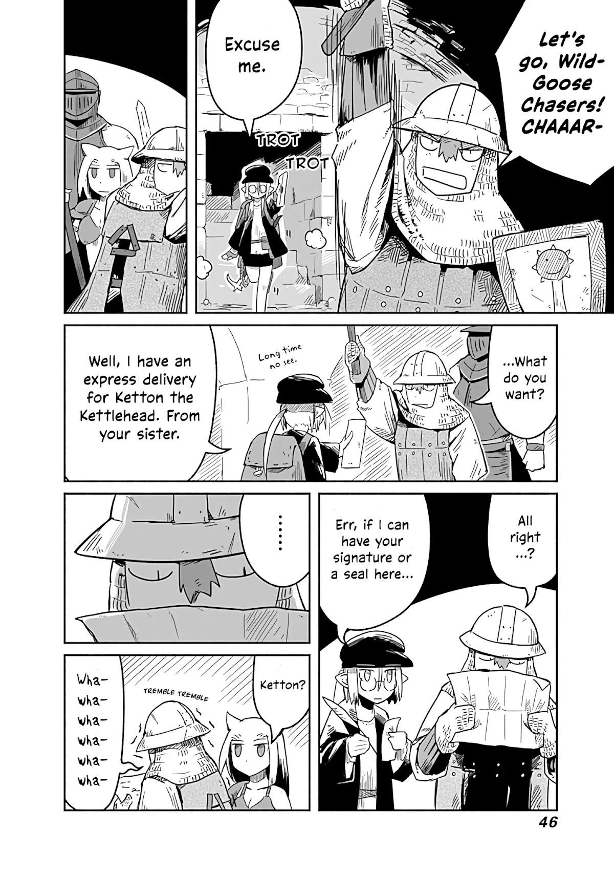 The Dragon, the Hero, and the Courier Chapter 22 page 3 - Chapter 22: Yoshida, the Wizards, and the Express Delivery